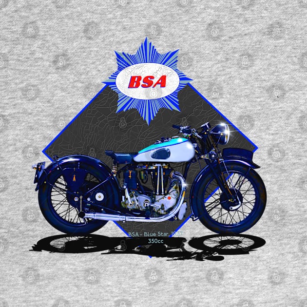 Legendary_BSA_Blue_Star_Motorcycle_ by MotorManiac
